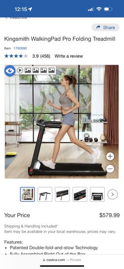 Kingsmith WalkingPad Pro Folding Treadmill