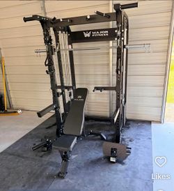 NEW IN BOX- Major Fitness B52 PRO Squat Rack Power Cage Functional Trainer Home Gym Smith Machine