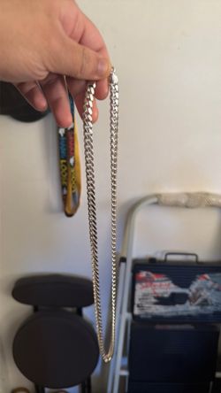 Miami Cuba link chain 925 Sterling silver solid