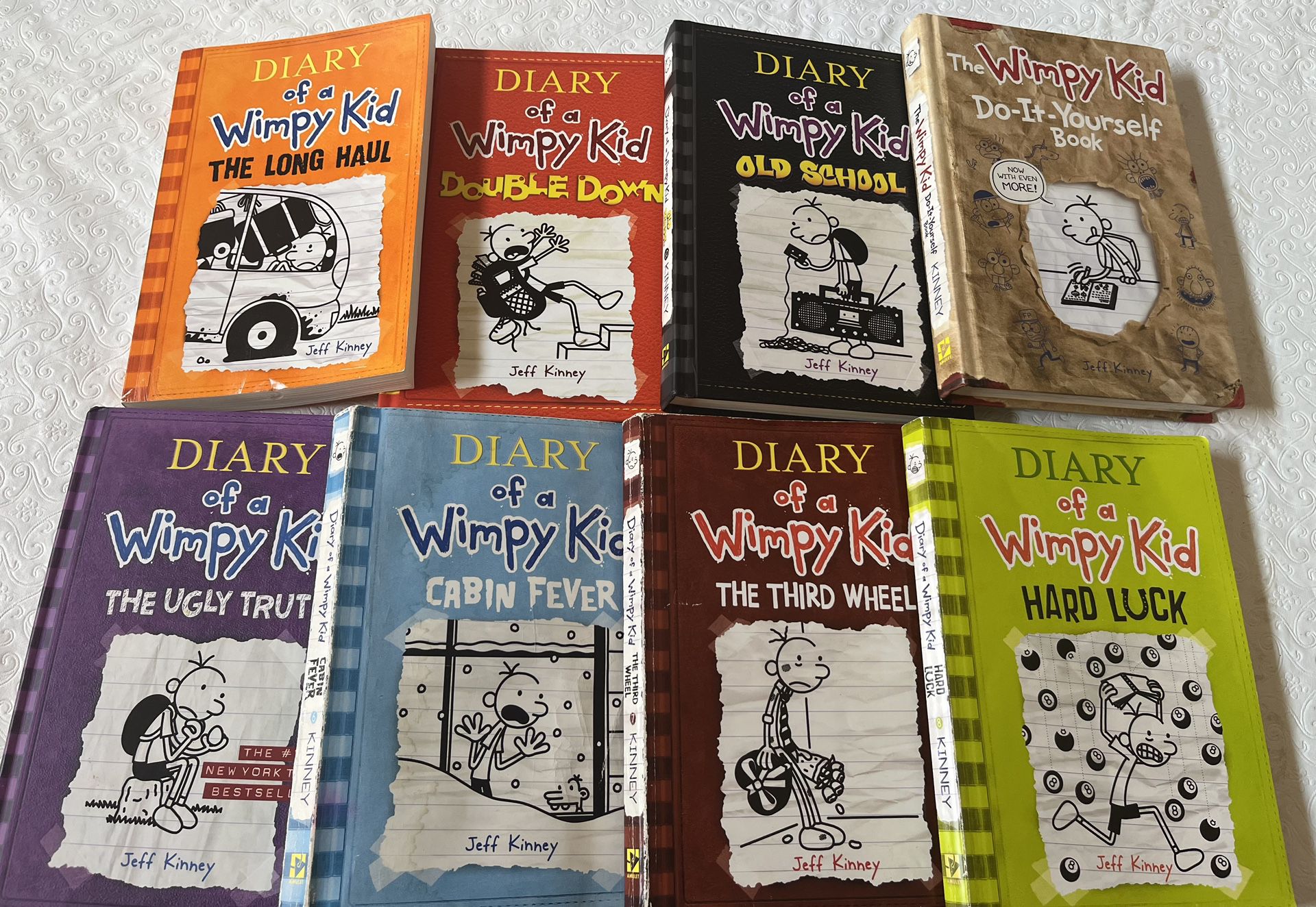 Diary Of A Wimpy Kid - Eight Books