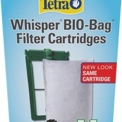 Tetra Whisper Bio-Bag Filter Cartridges for Aquariums - Unassembled