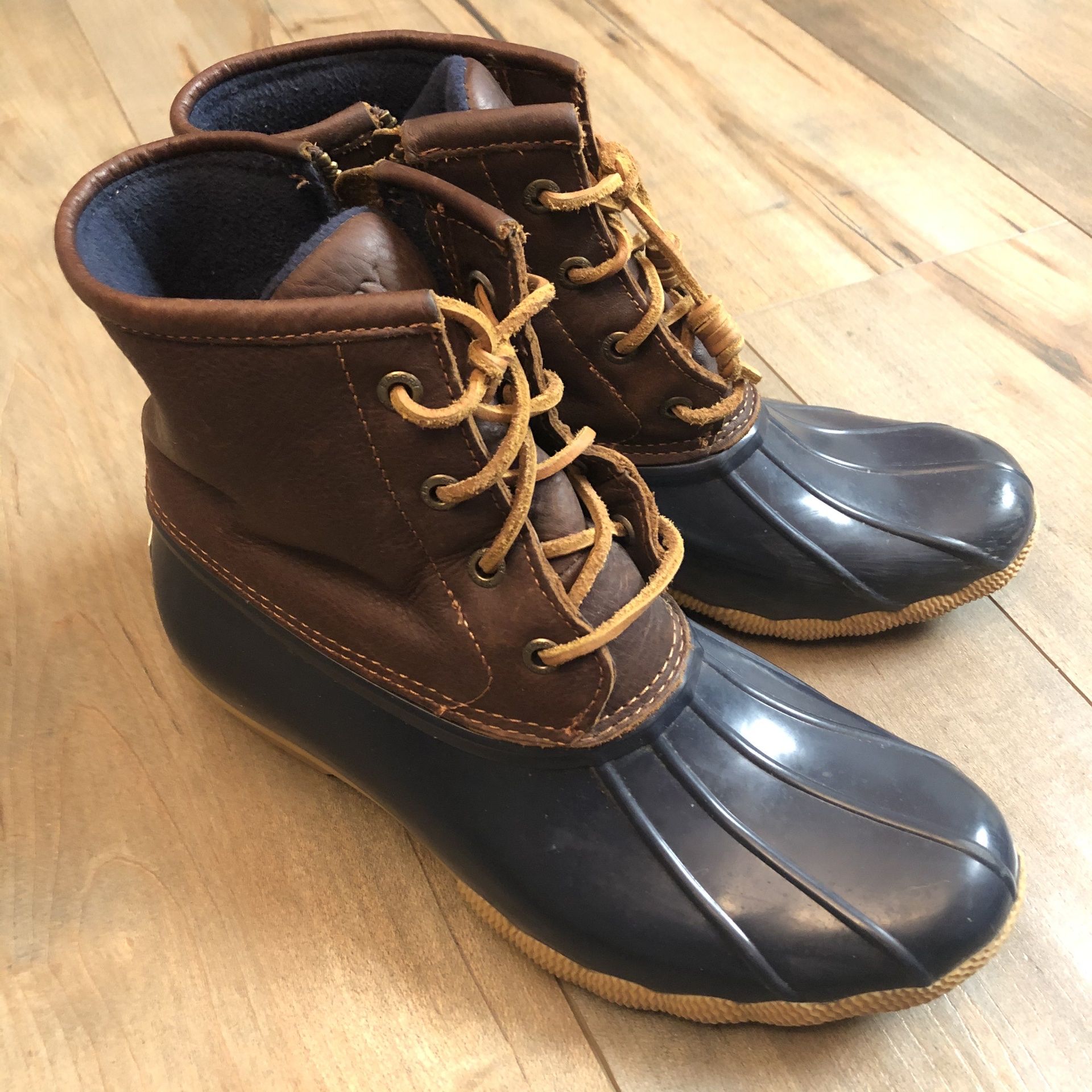 Sperry Saltwater Duck Boots Leather Women’s 7.5