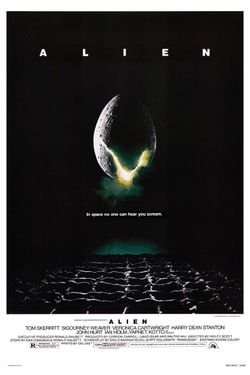 Alien Movie Score Credit Sheet 24"x36" Wall Poster