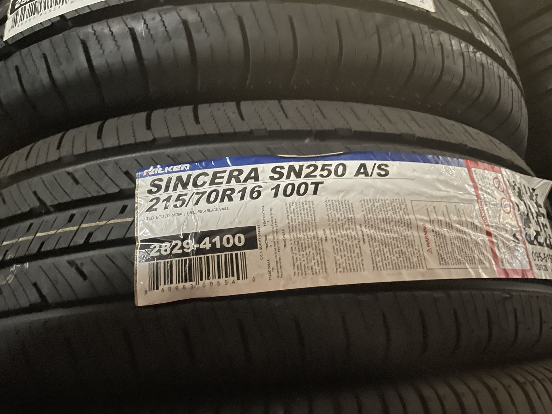 2157016 Falken Sincera SN250 A/S