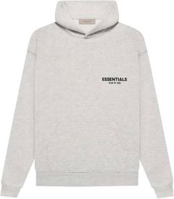 Essentials hoodie oatmeal
