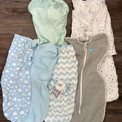 Baby Swaddle Bundle (6 Count) - Small/Medium
