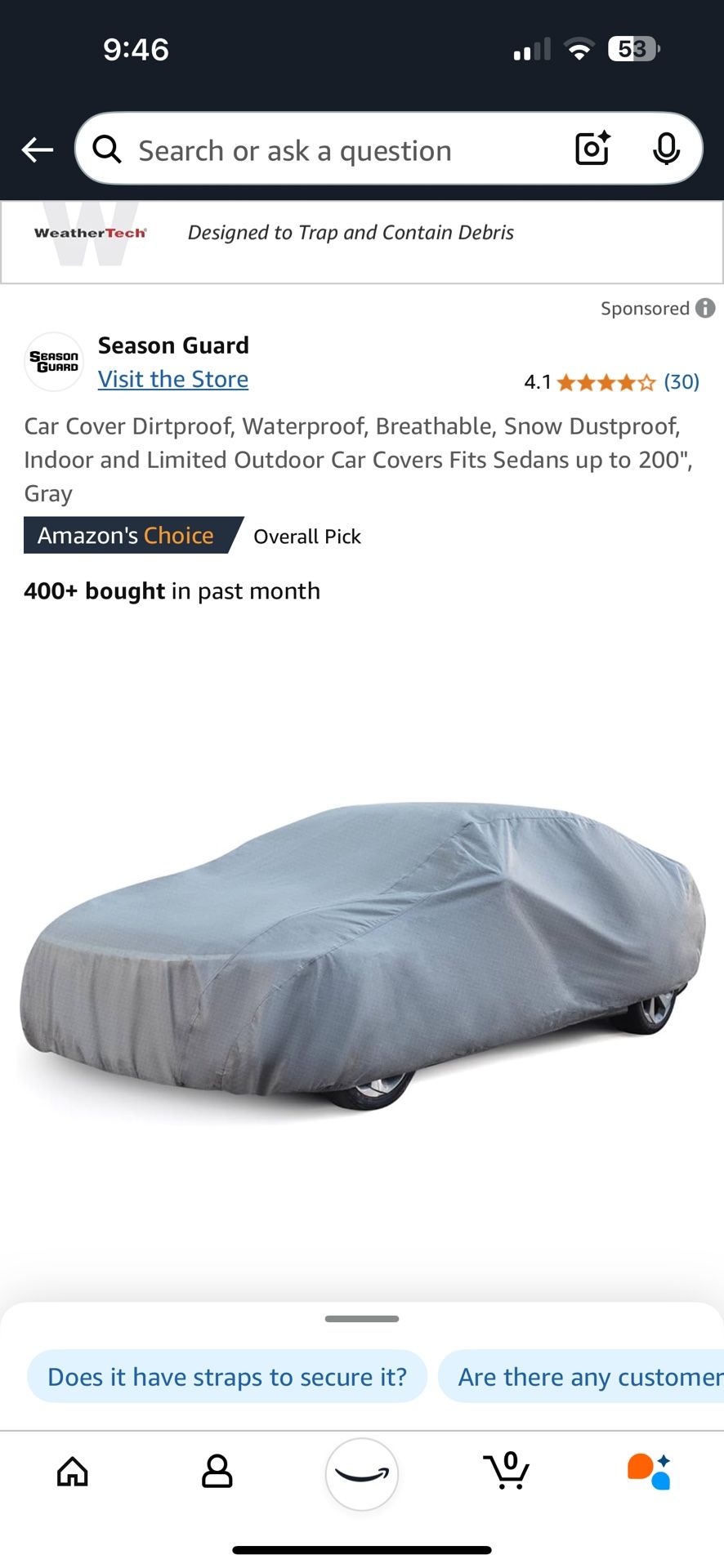 Car Cover New