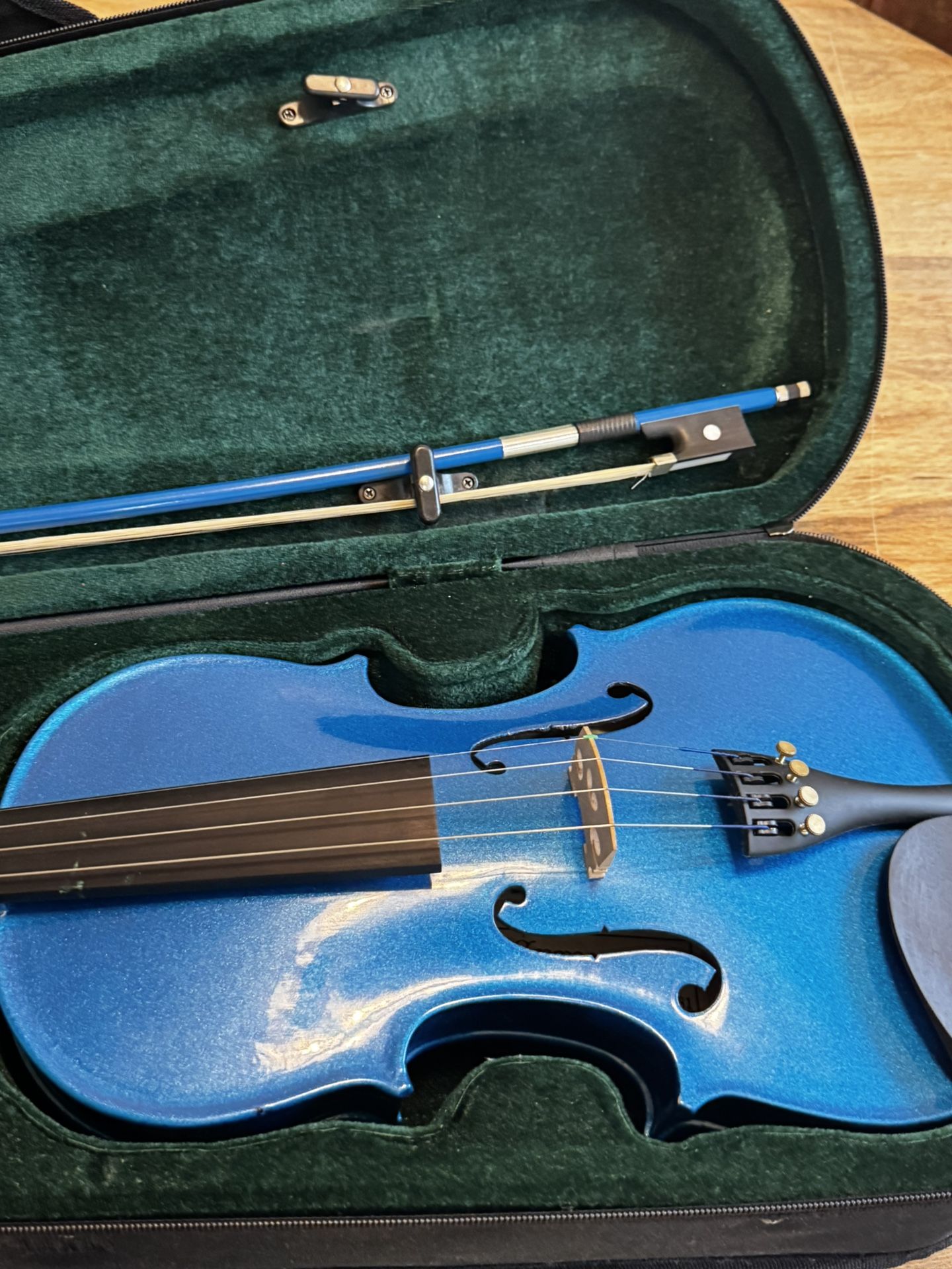 Violin - Cremona SV-130BU Series Sparkling Blue Violin 4/4 Size