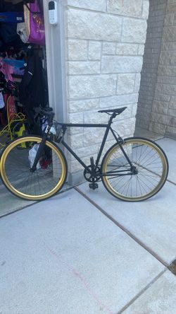 55 Golden Cycle Fixie Bike