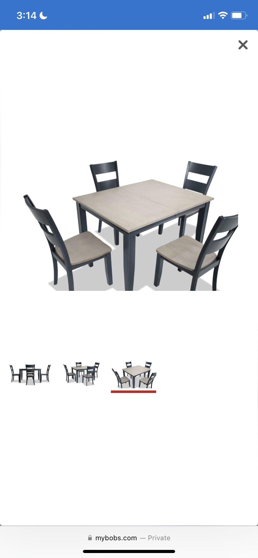 Brand New Un Opened Kitchen Table + Chairs