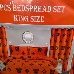 5 Pieces Bedspread King Size