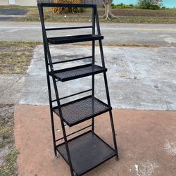 Metal Folding Rack with Tray Layer