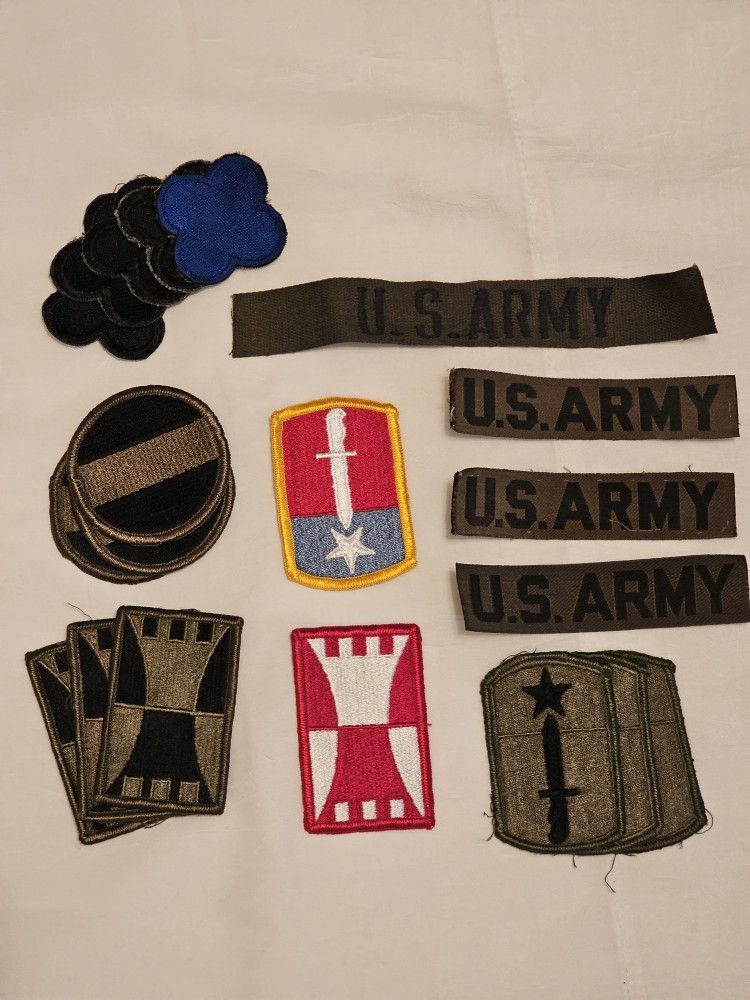 US Army Patches and Twists (22pieces)