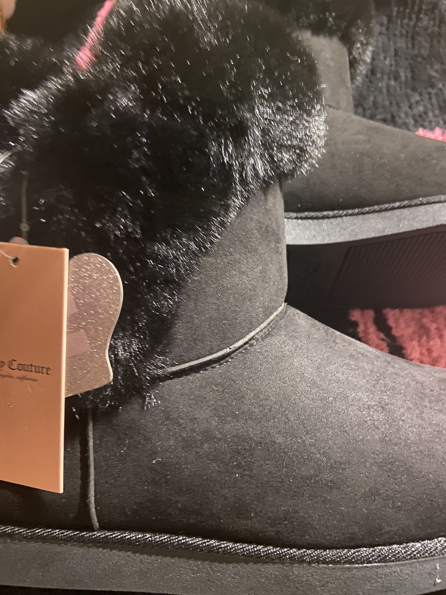 Brand new Juicy contour ankle boots black in color size 9 1/2 women’s