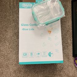 Bayco Glass Container 9 Piece set  / New