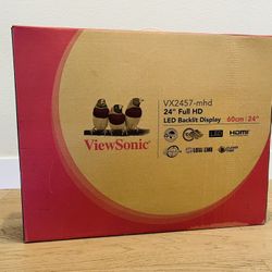 ViewSonic VX2457-mhd - 24" 1080p 75Hz 2ms FreeSync Monitor with HDMI, DP, VGA