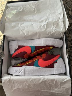 New Nike / Kaws / Sacai Blazer Low Red Size 12.5