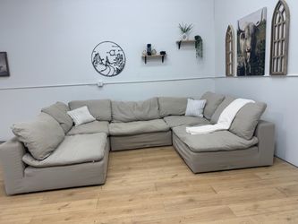Cream Cloud Sectional Couch Free Delivery