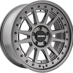 Mayhem 8305 Compass Matte Gunmetal w/Black Bolts Wheel (17x9) - set of 4