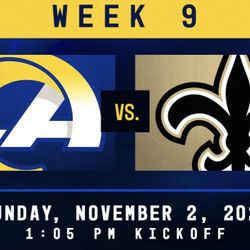 Rams Vs New Orleans Saints