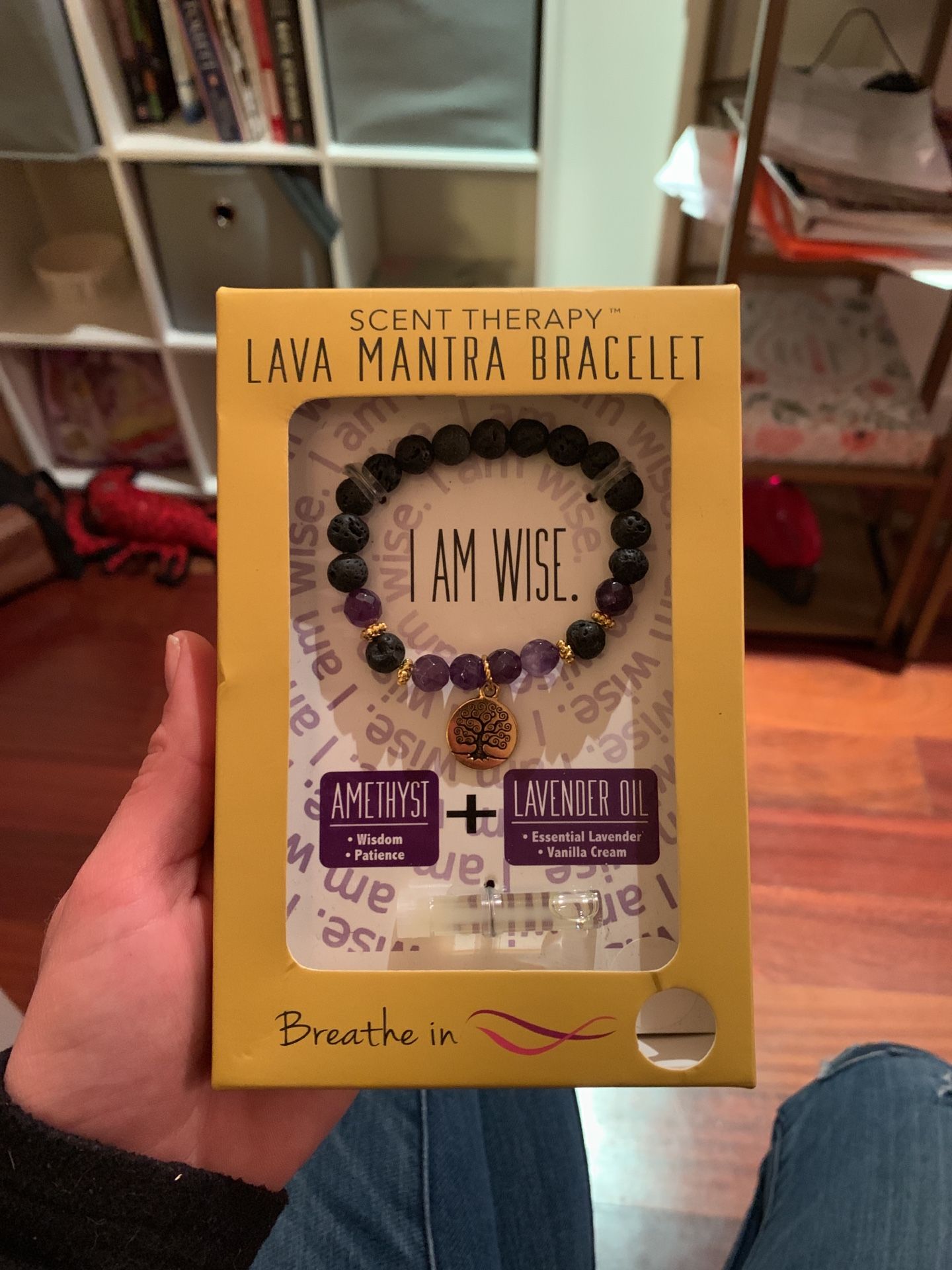 Lava Mantra Bracelet