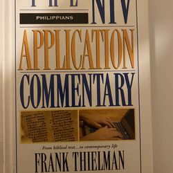 Bible Commentary . The NIV Application Commentary  ( Philippians )