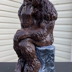 The Bigfoot Thinking Statue