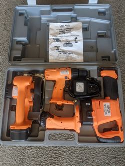 18 Volt Cordless Combo Pack Tools