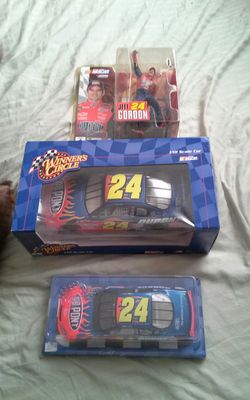 #24th. Jeff Gordon collectable cars