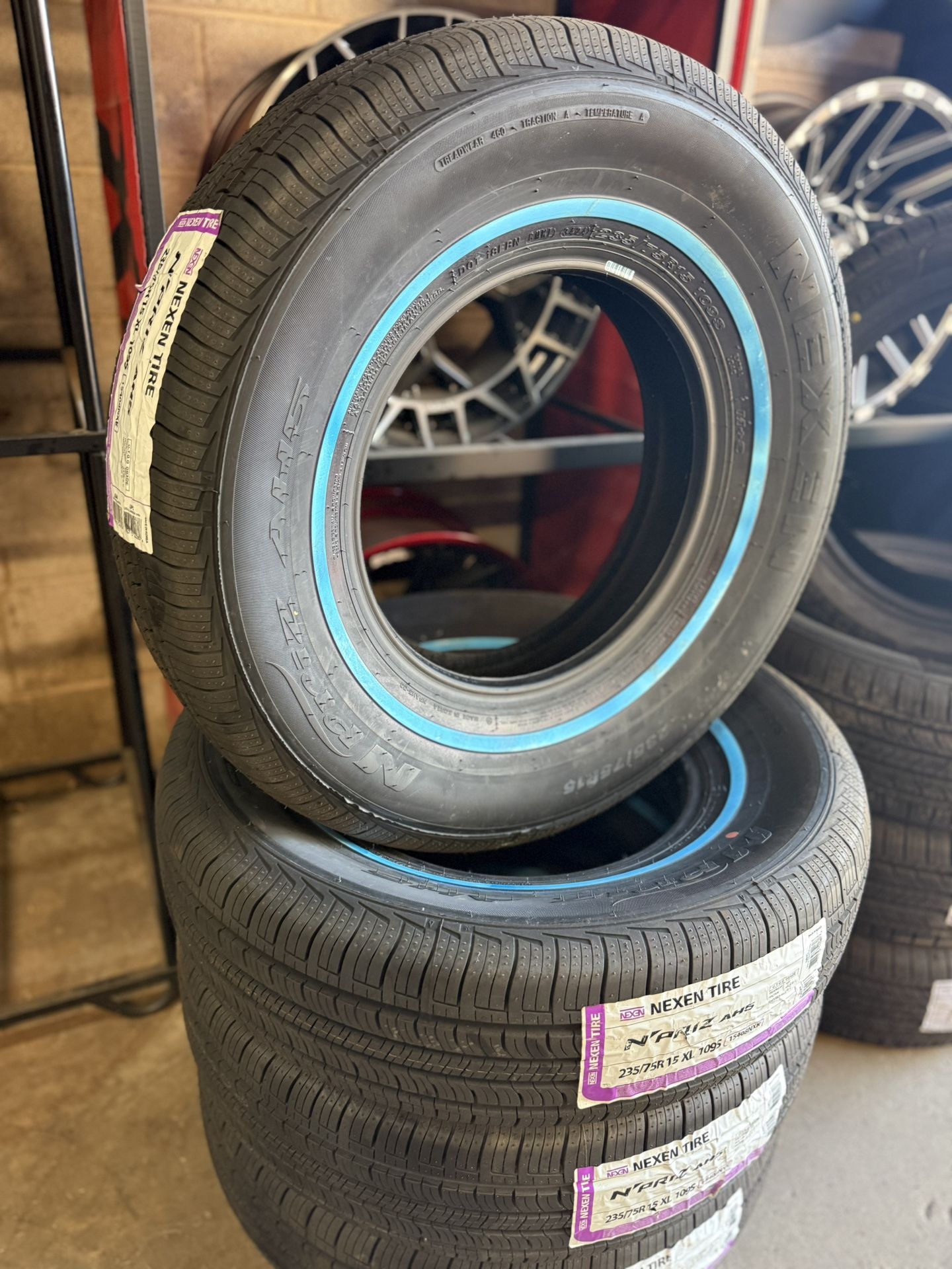 235/75R15 - NEW - CLOSEOUT 🚨 - WHITE WALL - NEXEN TIRES - ALL SEASON