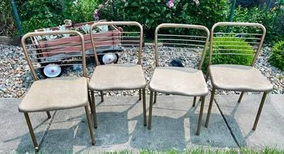 Vintage Cosco Mid Century 1950s Gate Fold Folding