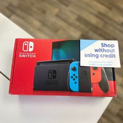 Brand New Nintendo Switch V2 Gaming Console - $25 Down To Take Home Today Pay The Rest Later