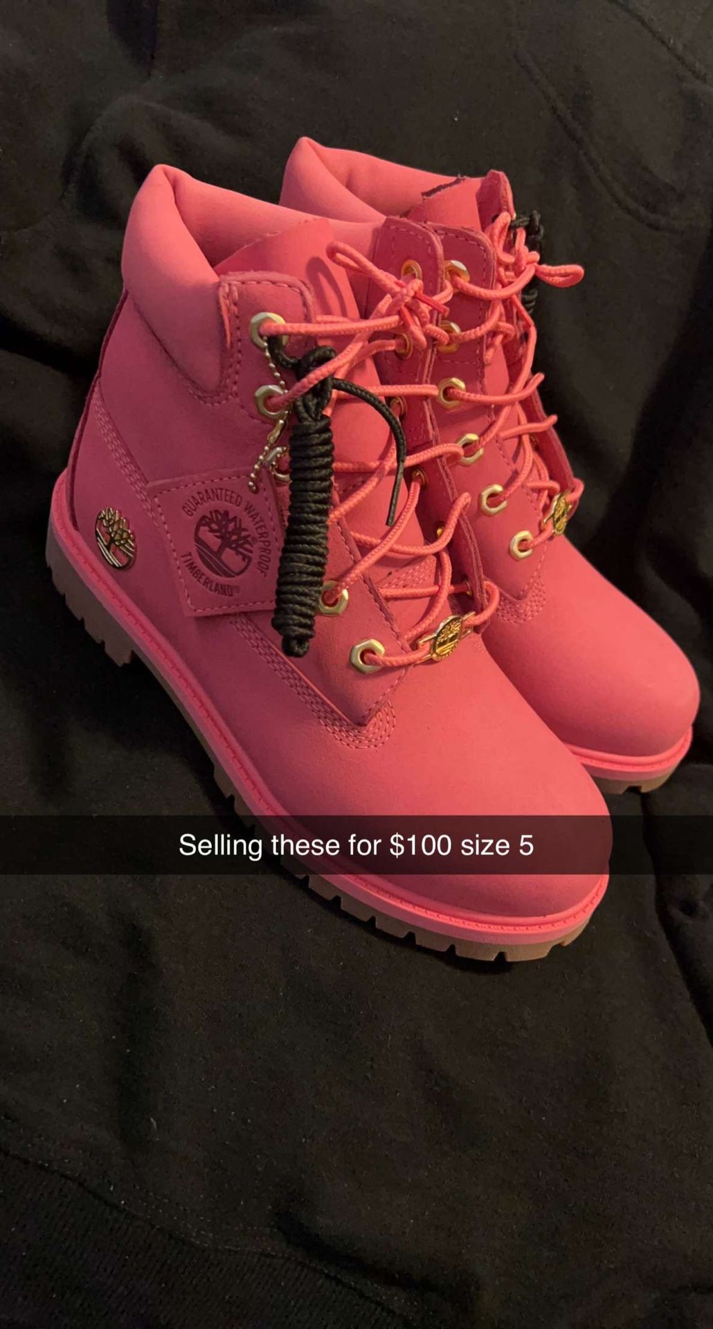 Pink Timberlands 5