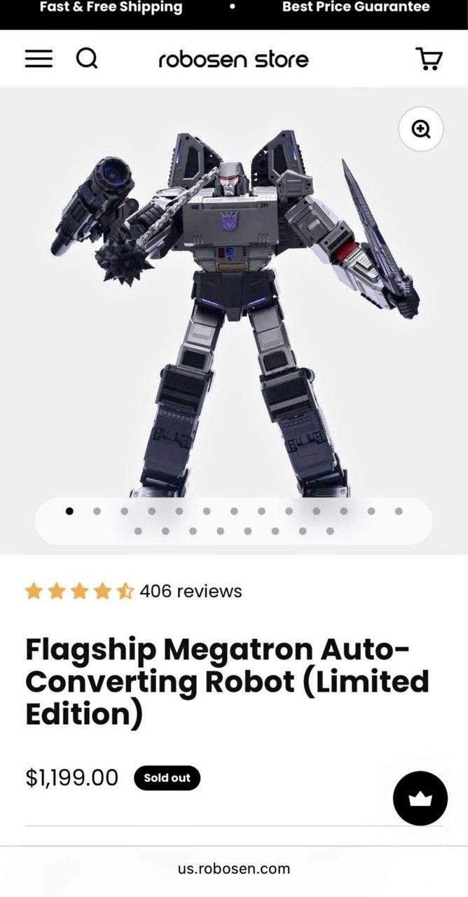 Megatron Transformer Toy Limited Edition