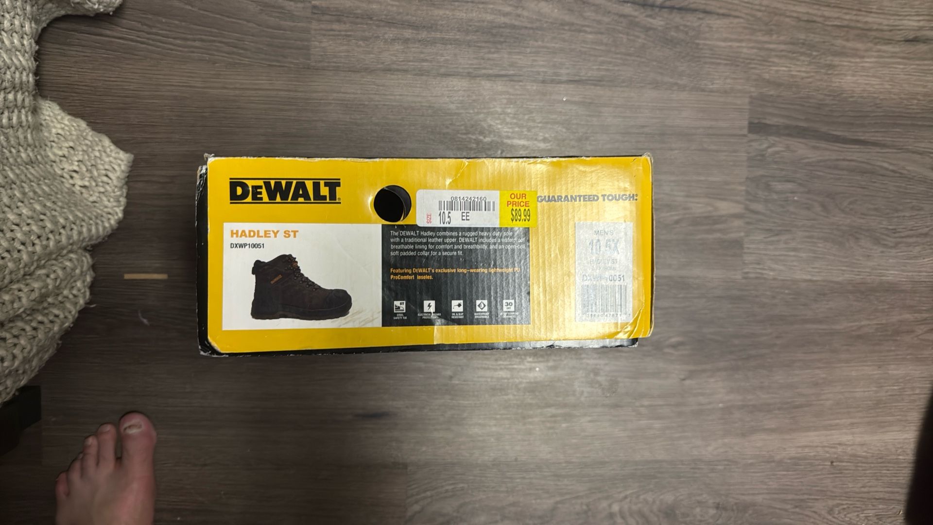 Dewalt Steel Toe Boots Size 10.5