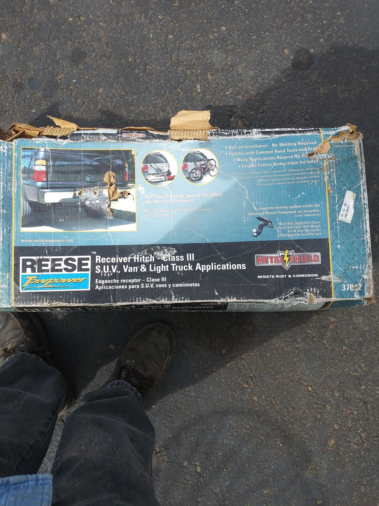 REECE RECEIVER HITCH CLASS 3