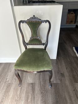 Antique Green Accent Chair