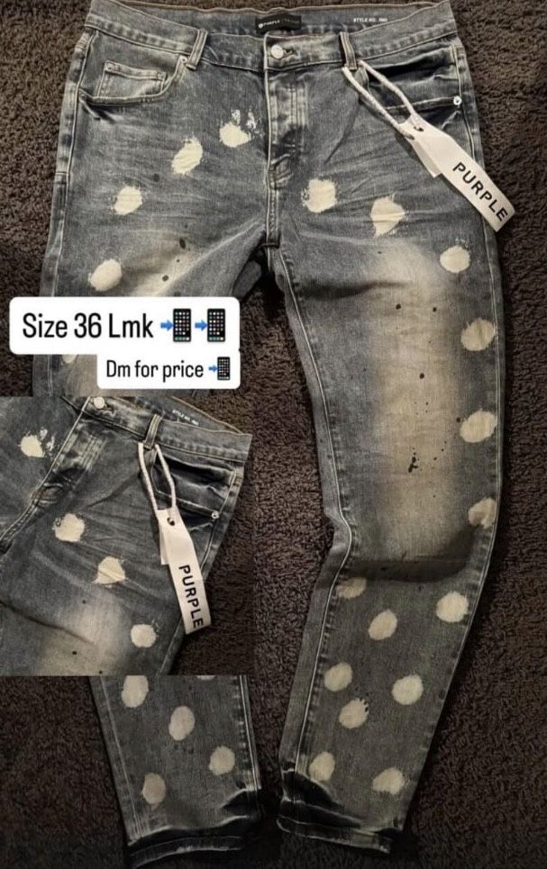 brand new purple jeans size 36
