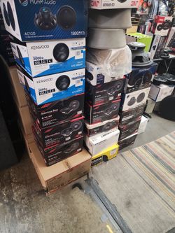 New American Bass Subs, Everything from 02 knob radios to c d players to flip outdecks to 7 inch touchscreen to 10.6 inch touch screens,