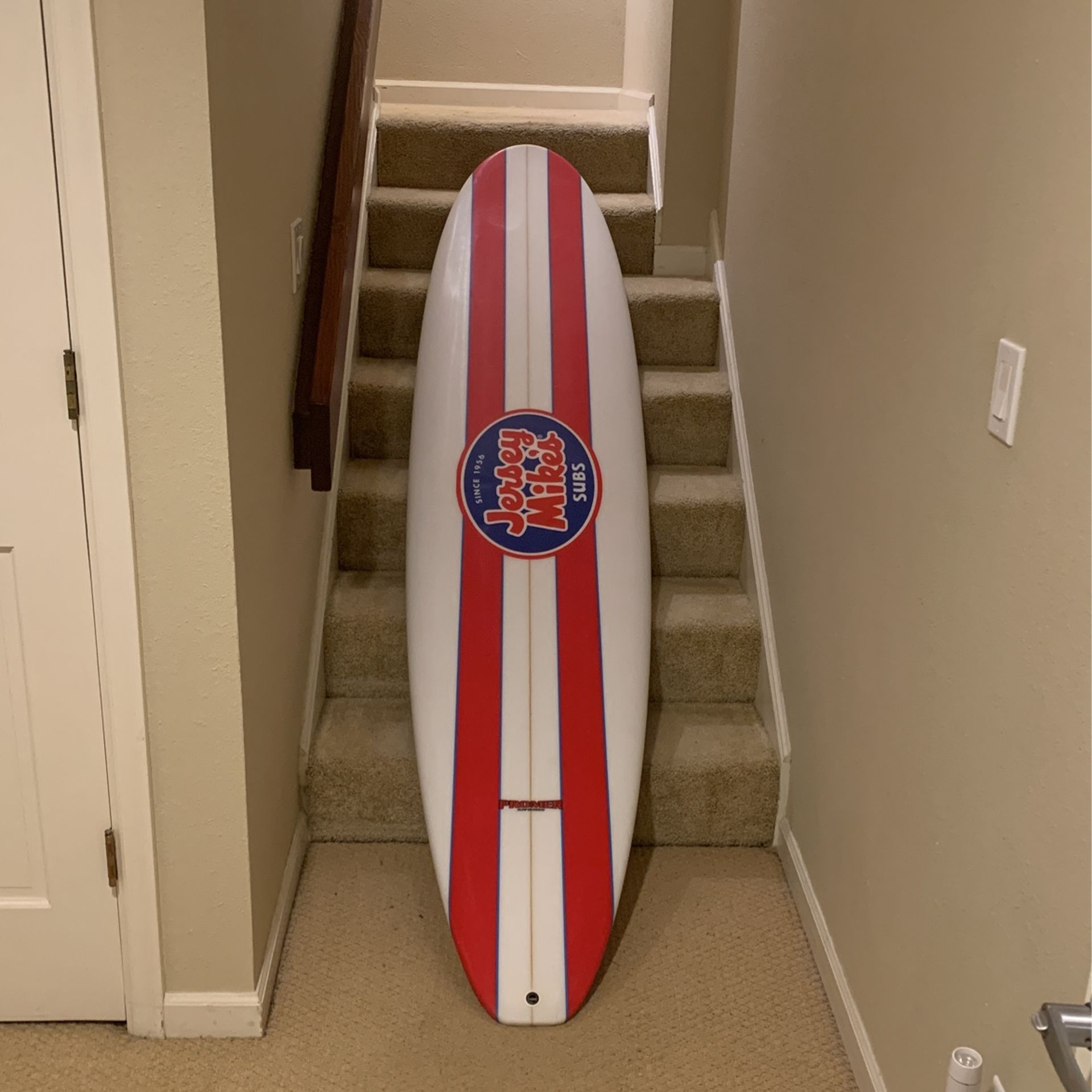 Limited Edition Jersey Mikes Surfboard