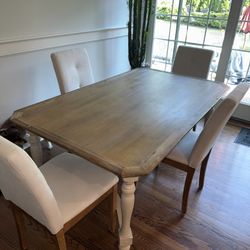 Kitchen Table - Wood Farmhouse Style 
