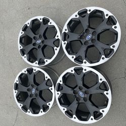 4 - 17x7 5x100 5x3.94 Stock Enkei Subaru Crosstrek Forester Outback Impreza Toyota Prius Corolla Matrix Wheels Rims 