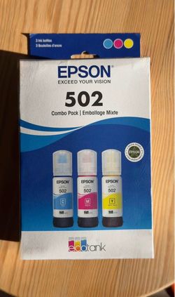 Epson 502 Color Ink Bottle 3-Pack