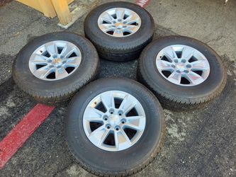 17" CHEVY SILVERADO RIMS & TIRES