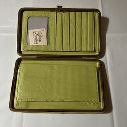 Green Leather Wallet