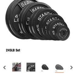 2 Inch Weight Plates With BARBELL