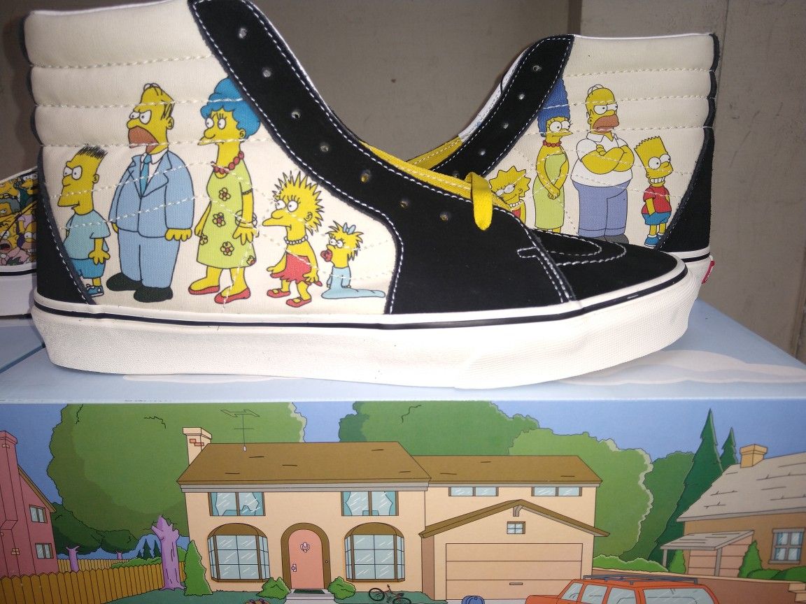 Vans X Simpsons Sz 9