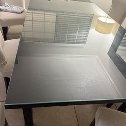 Table top glass