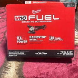 New Milwaukee Braking Grinder !! battery not included