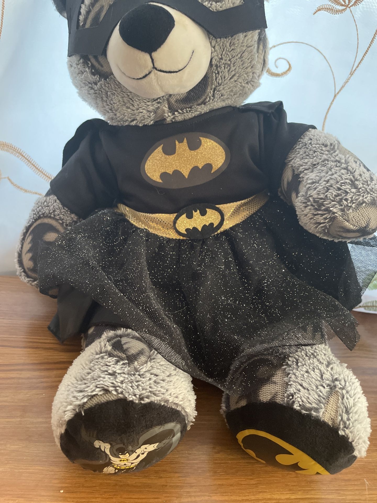 Build a Bear Batgirl Superhero Batman Teddy DC Comics 16in.